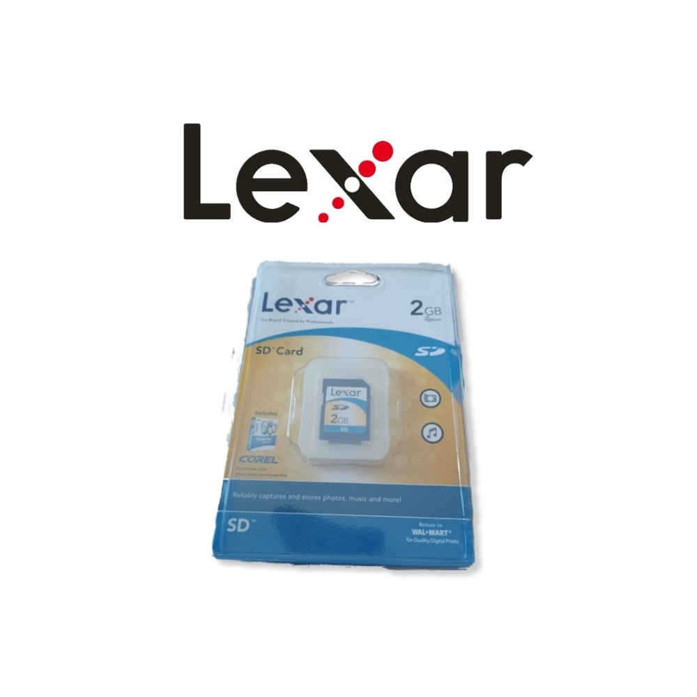 Lexar SD card 2 GB